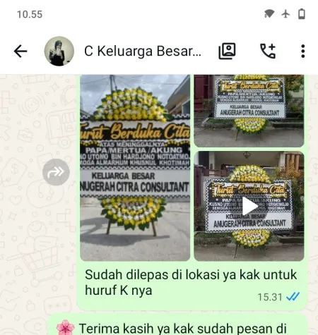 Pengiriman Papan Bunga Duka Bangka Selatan