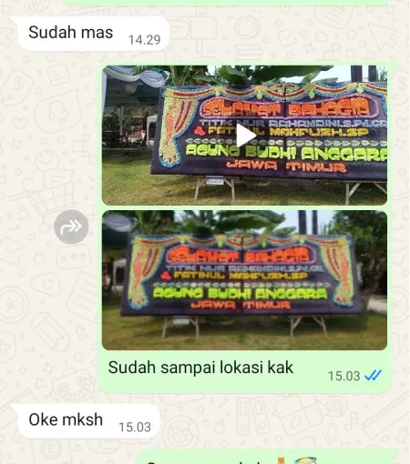 Pengiriman Papan Bunga Bangka Selatan