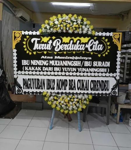 Papan Bunga Duka Bangka Selatan